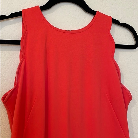 Vince Canute short orange dress with shell lining - Picture 2 of 5